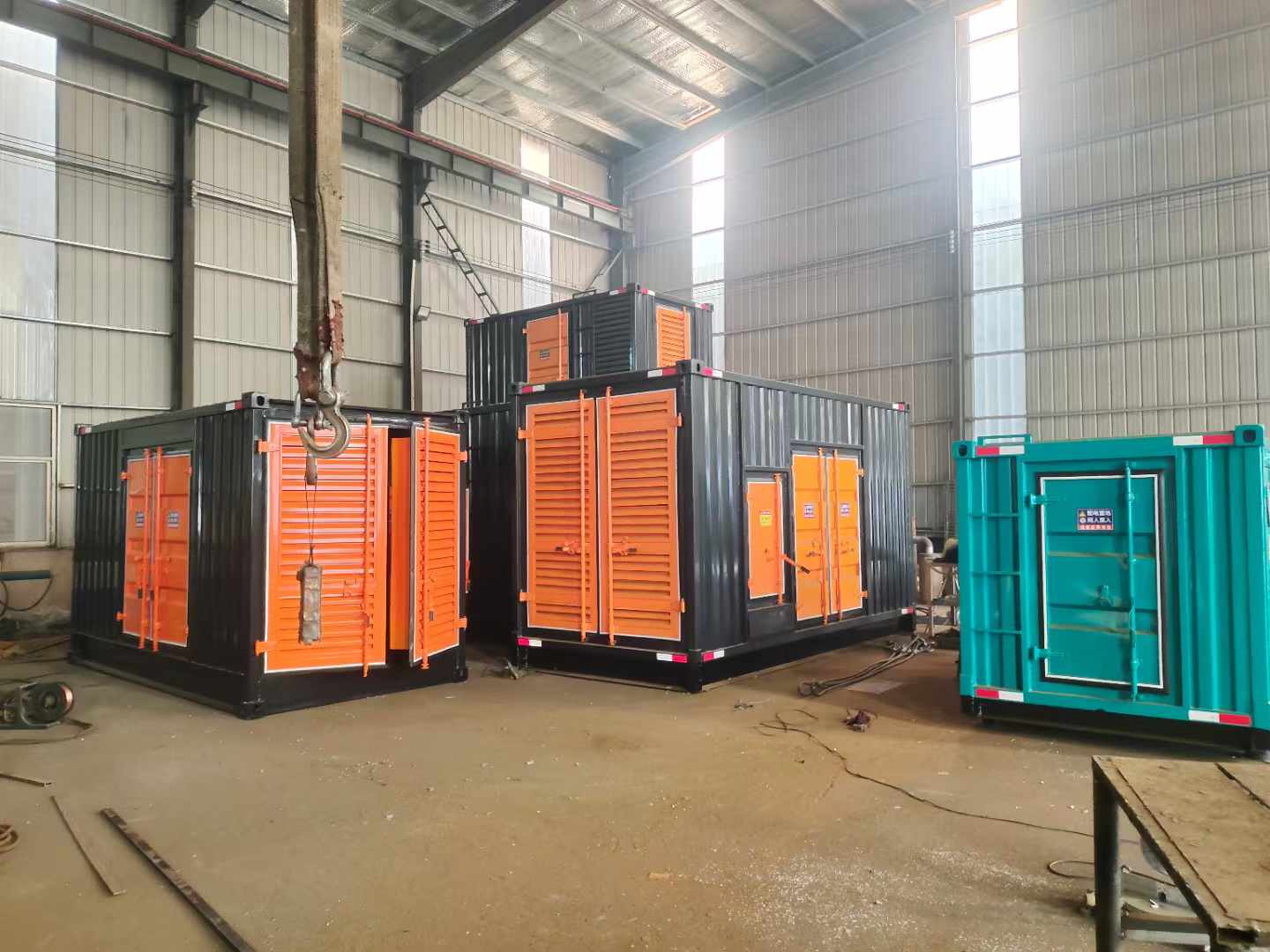 长白500kw柴油发电机组可以带动多少功率设备？